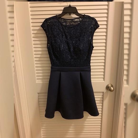 Navy Blue Dress - Picture 2 of 5